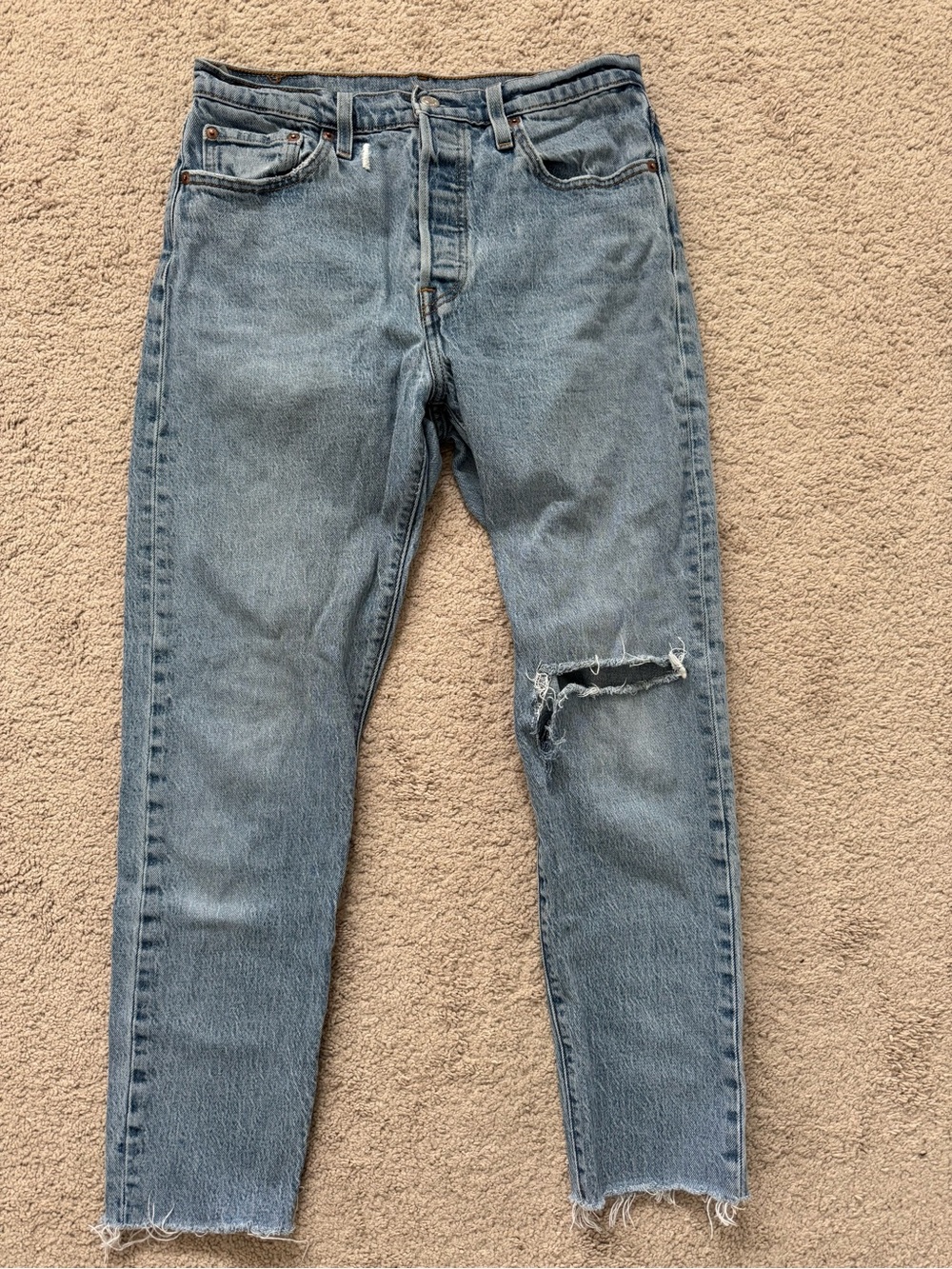 Levi's Women's Light Blue Straight Leg Jeans